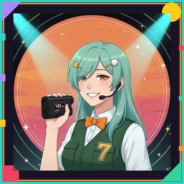 ARターゲット：VTuberキャディ ミドリ。全画面表示